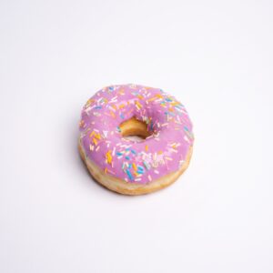 Colorful Strawberry Donuts