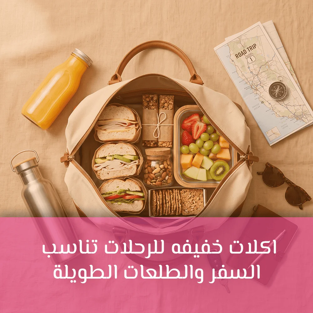 اكلات خفيفه للرحلات